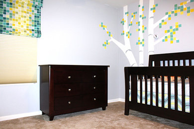Transitional kids' room photo in Charlotte