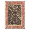 Pasargad Baku Collection Hand-Knotted Silk and Wool Area Rug, 9'x12'