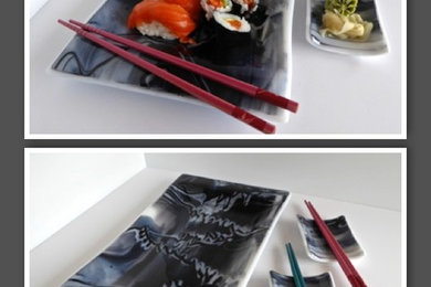 Fused Glass Sushi Sets