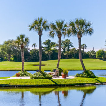 Golf Course Home on Ocean-fed Lake With Private Island