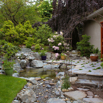 Side-yard Stream and Pond