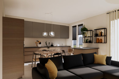 Interior design soggiorno — area relax e conversazione