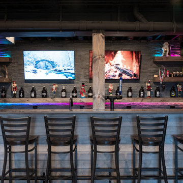 Finished Basement with Bar, Bathroom, Gym and Secret Room in Ann Arbor, MI