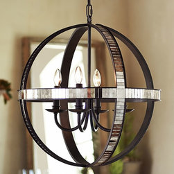 DUMONT MIRRORED CHANDELIER - Chandeliers
