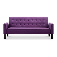 50 Most Por Purple Sofa Beds Sleeper Sofas For 2018 Houzz Rosevera Corporation Mella Tufted Upholstered Sleeper Sofa Bed Violet Sofas