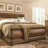 Louis Philippe Solid Wood Queen Sleigh Bed