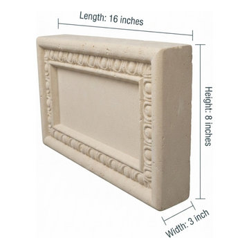 Heritage Beaded Address Block (16" × 8" × 3")
