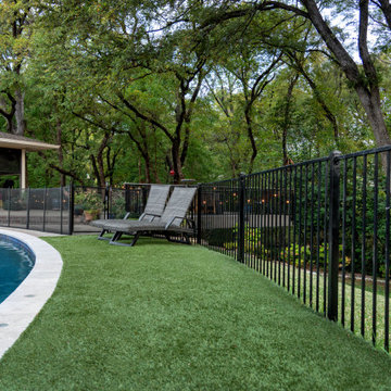 Custom Creekside Deck with Screened Porch & Poolside Living