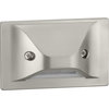LED Indoor/Outdoor Brushed Nickel Integrated LED Wall or Step Light