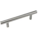 Laurey - Melrose Stainless Steel T-Bar Pull - 4" - 6" Overall - Laurey is todays top brand of Decorative and Functional Cabinet Hardware!  Make your home sparkle with our Decorative Knobs and Pulls, or fix up your cabinets with our Functional Hardware!  Cabinets feel better when Laurey's on them!