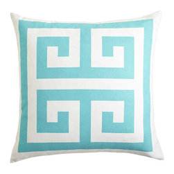 Greek Key Pillow Cover - Decorative Pillows