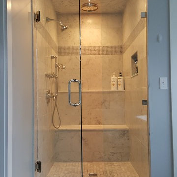 Left Hinged Glass Door and Panel