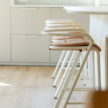 Cuisine ouverte - Maison en bois Cap Ferret
