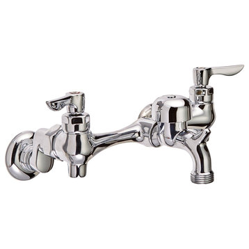 American Standard 8351.076 Wall Mounted Double Handle Service - Polished Chrome