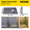 VEVOR Shower Curb Kit 38" x 60" Watertight Shower Curb Overlay