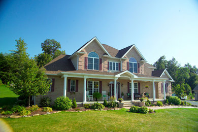 Traditional exterior home idea in Omaha