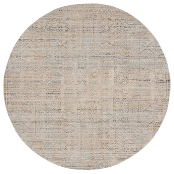 Nourison Nyle 7'10" Round Ivory Multicolor Vintage Indoor Area Rug