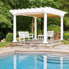 Pergolas with Fabric Awnings for Shade
