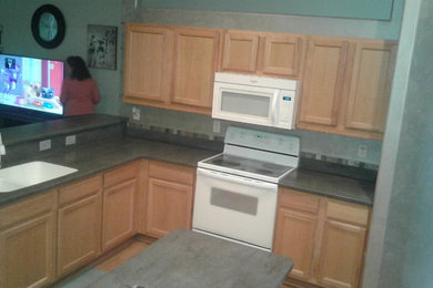 Before & After Kitchen Paint Job