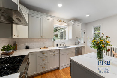 Transitional kitchen photo in Providence