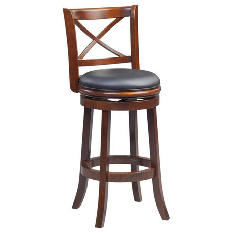 29" Georgia swvl stool [cappuccino]