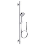 Kohler - Kohler Awaken G110 1.75GPM Premium Slidebar Kit, Polished Chrome - This all-in-one kit includes the Awaken G110 1.75-gpm multifunction handshower, a 36-inch slidebar, and a 60-inch metal hose. Advanced spray performance delivers four distinct sprays - wide coverage, intense drenching, targeted massage, or reduced-flow spray - with a smooth rotation of a thumb tab. Ergonomic design makes for superior comfort and ease of use, with ideal balance and weight in the hand. The artfully sculpted sprayface reveals simple, architectural forms that complement contemporary and minimalist baths.
