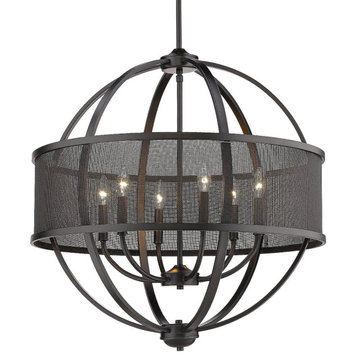 6 Light Chandelier in Durable style - 28.75 Inches high by 27.25 Inches