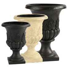 Traditional Outdoor Pots And Planters Acanthus Urn
