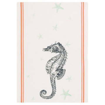 Seahorse And Sea Star Kitchen Towel