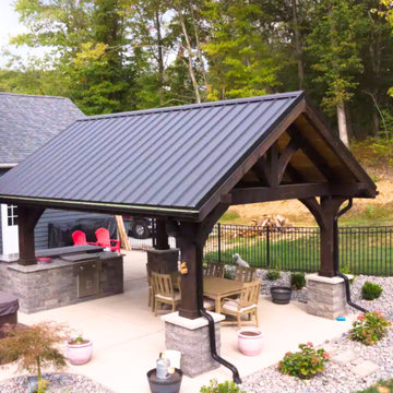 14×18 Backyard Pavilion in Wexford PA