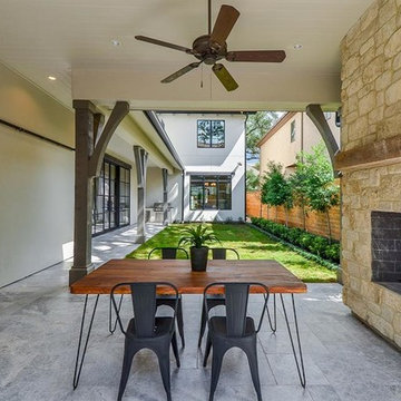 European Inspired Transitional Home