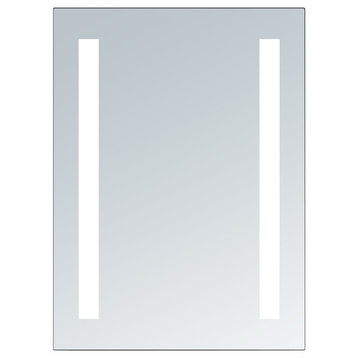 Electric LED Mirror with T5 Tube Vertical Lights, 22 X 30