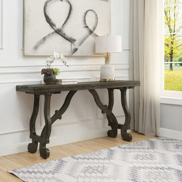 Orchard Park Fold Out Console, Orchard Brown