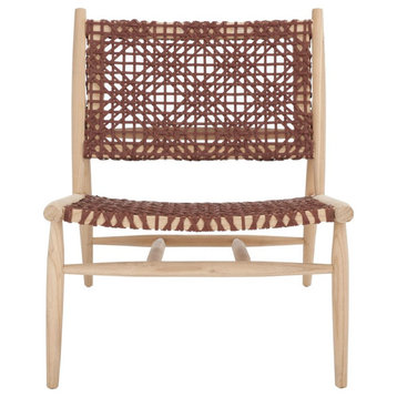 Safavieh Bandelier Accent Chair, Cognac/Natural