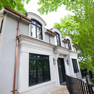 Black Windows, Copper Eaves Trough,