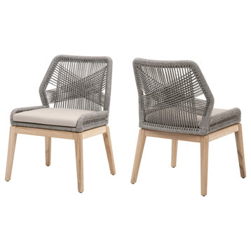 Loom Outdoor Dining Chair, Set of 2