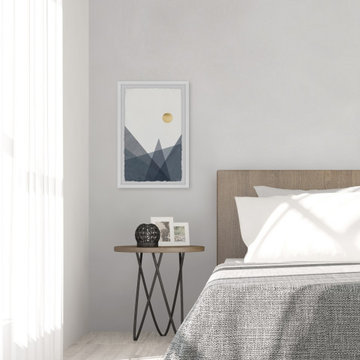 "Pick the Golden Moon" Framed Painting Print