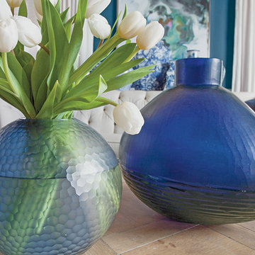 Decorating with True Blue