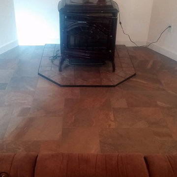 Graham Residence ( Modular Versailles Pattern Porcelain Tile Flooring)