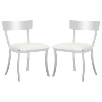 Safavieh Abby 19" Side Chairs, Set of 2, White