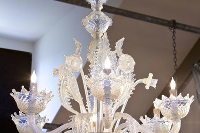 Vintage Glass Chandeliers