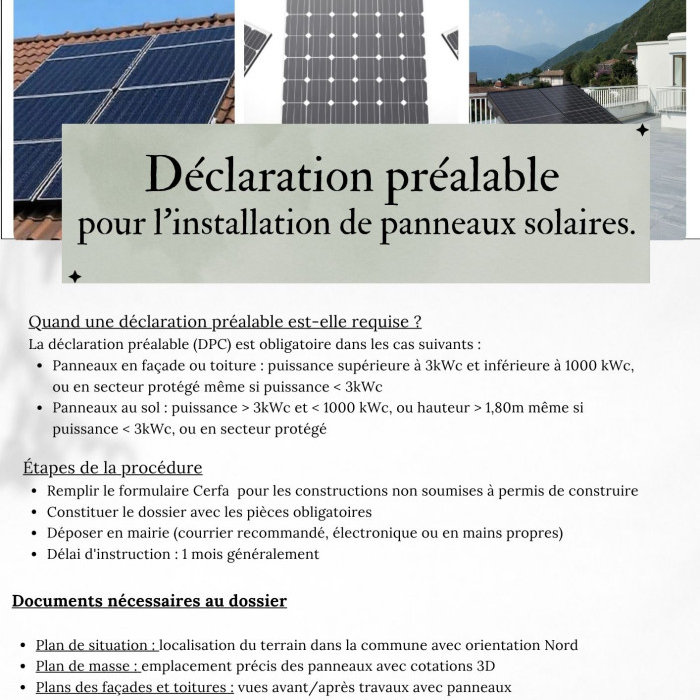 Panneaux solaires
