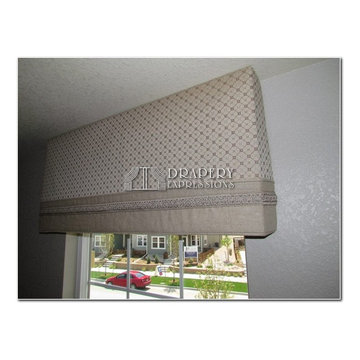Window treatments with Cornice Boards