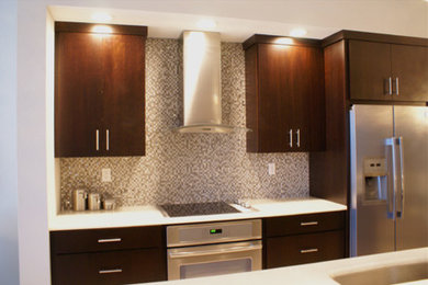 Transitional kitchen photo in Tampa