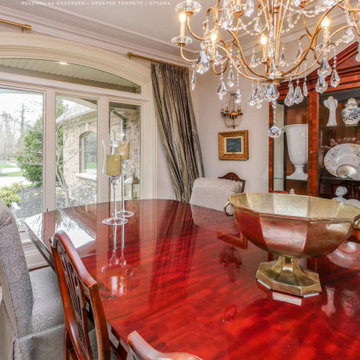 Sophisticated Dining Room with New Windows - Renewal by Andersen Greater Toronto
