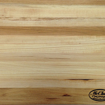 Edge Grain Hickory Butcher Block Cutting Board