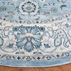 Safavieh Isabella Collection ISA940 Rug, Light Blue/Cream, 6'7" Round