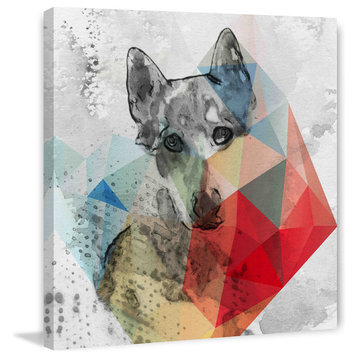 "The Dog" Painting Print on Canvas by Irena Orlov