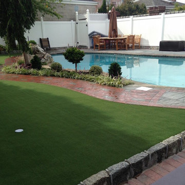 Putting Green in Backyard