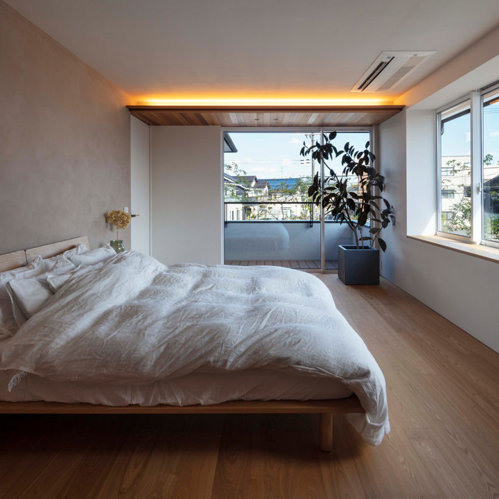 和モダンなおしゃれな寝室のインテリア画像 75選 - 2026 年 4月 | Houzz (ハウズ)
